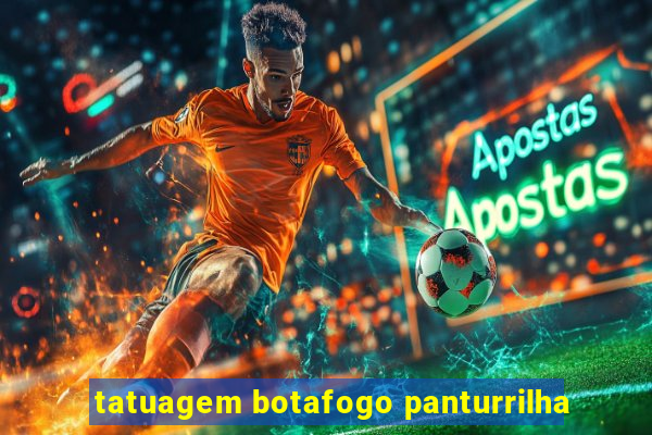 tatuagem botafogo panturrilha